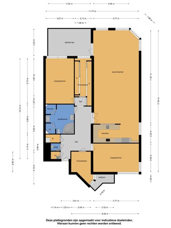 Floorplan - Gevers Deynootplein 199, 2586 CT The Hague